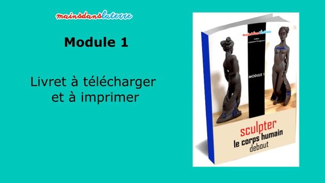 NOUVEAU COURS De Sculpture  En Ligne ! Présentation Sculpter Un Corps Humain Debout