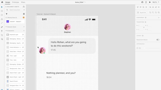 Chat UI Design & Prototype in Adobe XD 2021 | Tutorials in Hindi #xdtutorial #uidesign смотреть онлайн