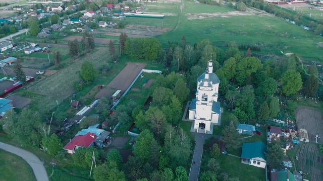 Путешествия в Подмосковье, Тихвинская церковь в с. Авдотьино, Ступино/ Travel in Moscow region смотреть онлайн