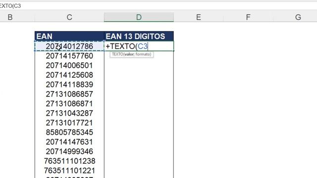 Colocar Códigos de barra de 13 dígitos EXCEL | EAN 13 смотреть онлайн