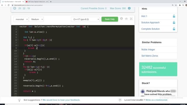 Next Permutation смотреть онлайн