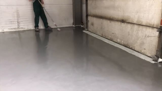 Как сделать полимерный пол в гараже смотреть онлайн