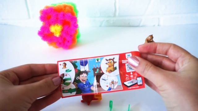 Новогодние Киндер Сюрпризы и Конструктор Липучка Бамчес. Видео для детей смотреть онлайн