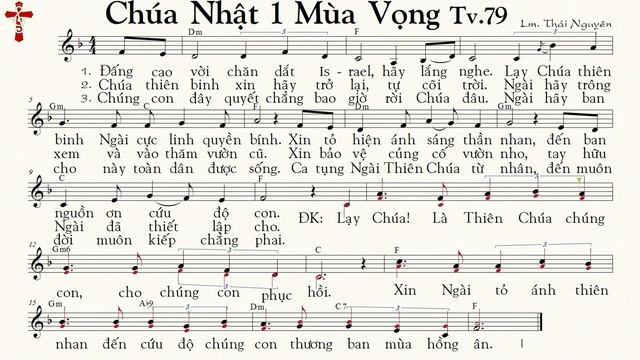 Chúa Nhật 1 Mùa Vọng B THÁNH VỊNH 79 Lm Thái Nguyên [Thánh Nhạc Ký Âm] TnkaBV1tn смотреть онлайн