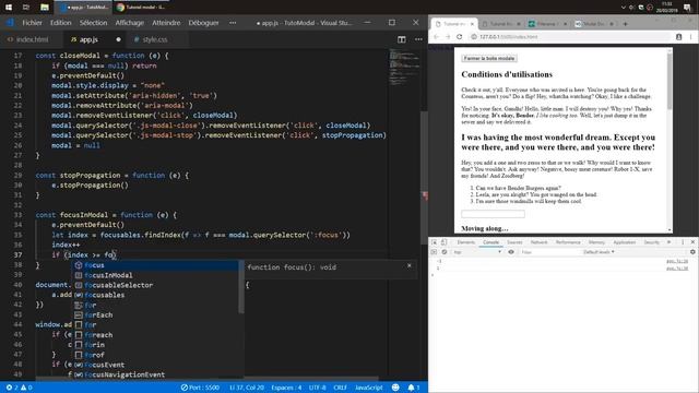 CSS / JavaScript : Créer une fenêtre modale en 2019 смотреть онлайн