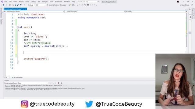 C++ POINTERS (2020) - How to create/change arrays at runtime? (Dynamic arrays) PROGRAMMING TUTORIAL смотреть онлайн