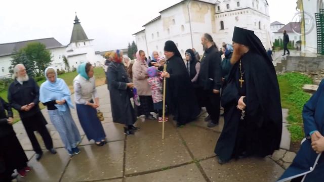 Благословение отца Власия после службы на Нерукотворный образ. 2017 год. смотреть онлайн