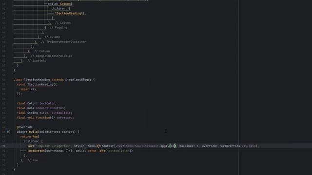Search Bar and Horizontal ListView builder Categories in Flutter 2023 смотреть онлайн