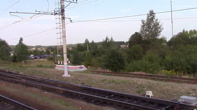 Белорусский вокзал — Бородино на ЭР2Р-7049 смотреть онлайн
