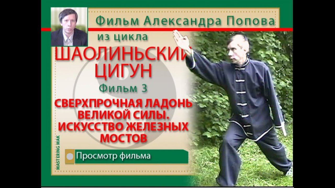Шаолиньский цигун. Фильм 3. Сверхпрочная ладонь великой силы. Искусство железных мостов. смотреть онлайн