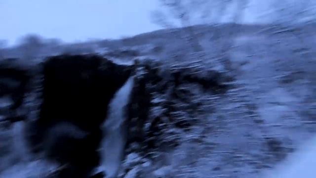 ICELAND ADVENTURE -Svartifoss Waterfall In The Snow