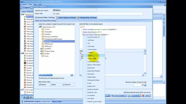 LDAP Filter Generation Through AD Reports смотреть онлайн