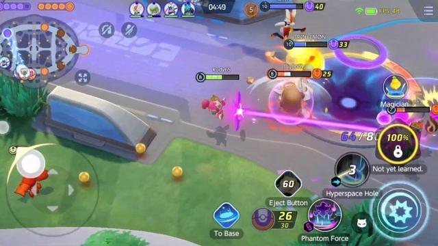 Pokemon Unite Mobile | Hoopa (Phantom Force + Hyperspace Hole ) Gameplay смотреть онлайн