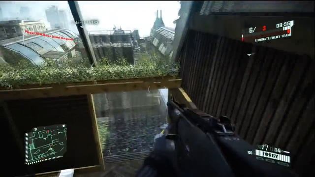 Crysis 2 Multiplayer Gameplay: First ever 3-in-1 Grenade Kill! смотреть онлайн
