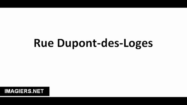 How to pronounce Rue Dupont des Loges смотреть онлайн