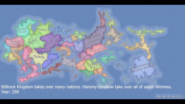 Vilia Timelapse (Azgaar's Fantasy Map Generator) (Part 3) смотреть онлайн
