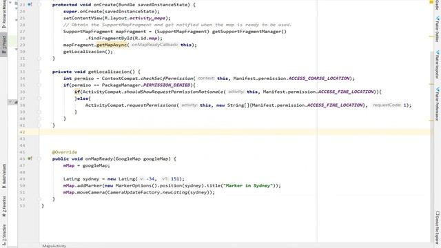 Mostrar Ubicación Actual en Android Studio смотреть онлайн