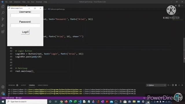 Login form with python || Mahiitech.|| смотреть онлайн