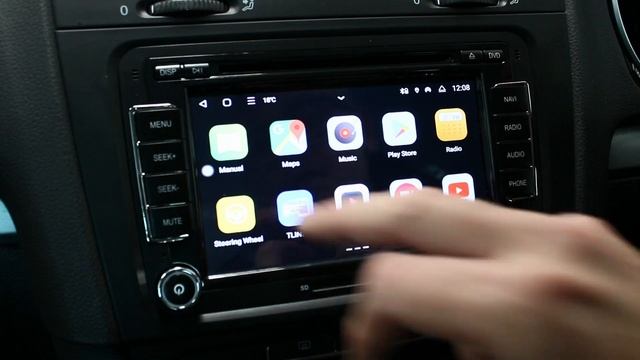 Volkswagen Golf 5/6 | 2006-12 | Android Head Unit Showcase Android 13, w/ Apple CarPlay Android Aut смотреть онлайн
