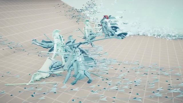 EPIC ARMY SPARTANS vs 2x EVERY GOD - Totally Accurate Battle Simulator TABS смотреть онлайн