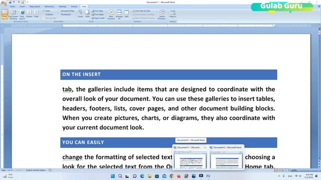 MS Word Part 8 | Microsoft Word Tutorial (हिंदी) | MS-Word View Tab A to Z Information Hindi смотреть онлайн