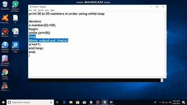While Loop In PL/SQL l Chapter 12 смотреть онлайн