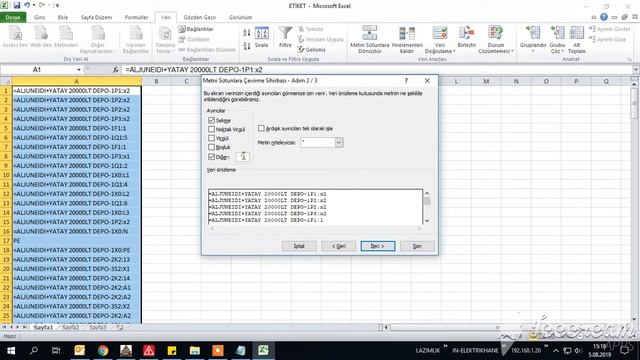 EPLAN KABLO ETİKET ÇIKARMA, EXCEL'DE DÜZENLEME смотреть онлайн