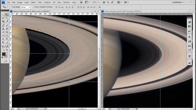 Digital Painting - Saturn [Photoshop] смотреть онлайн