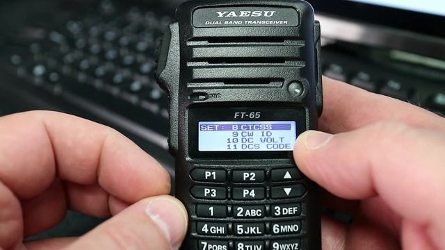 Yaesu FT 65 CTCSS SetUp