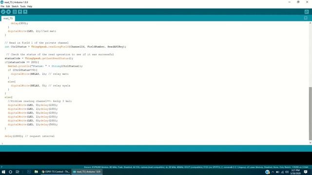 ThingSpeak Data Input using XML Http Request смотреть онлайн