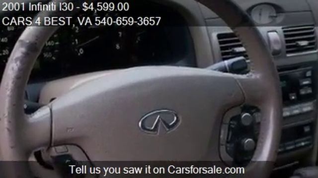 2001 Infiniti I30 4-Door Sedan For Sale In STAFFORD, VA 2255