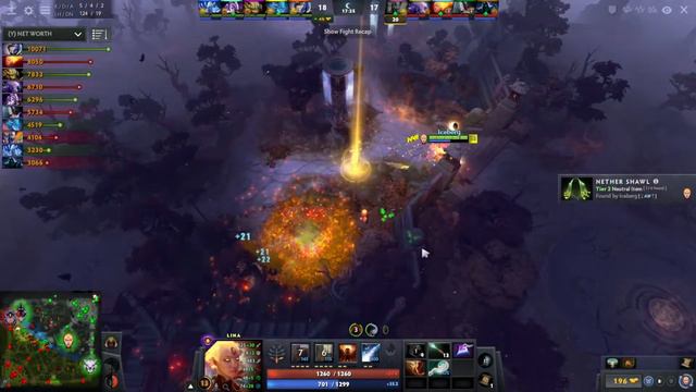 Iceberg Lina, Nikobaby Faceless Void vs Void Spirit, Luna, Sand King - for arrows - dota2 смотреть онлайн