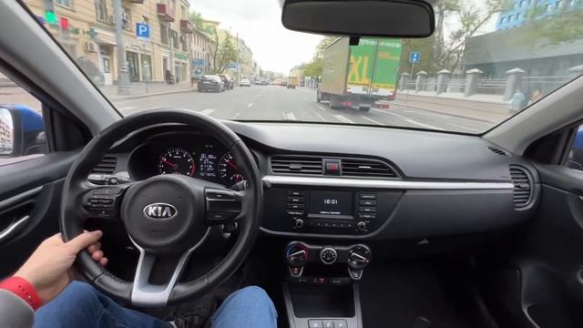 Kia Rio x line on the roads of Russia (Moscow) смотреть онлайн