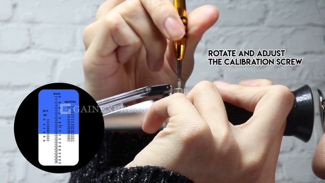 Beekeeping - How To Calibrate A Honey Refractometer ( REB-90ATC Brix/Moisture/Baume)