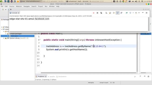 30 JAVA Networking InetAddresses смотреть онлайн