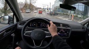 2022 Volkswagen Tiguan Allspace 1.5l 150HP | POV Test Drive | Wow a lot of space inside!