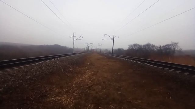 Электропоезд ЭД9МК-0107 "Приморочка" сообщением Ружино-Владивосток. смотреть онлайн