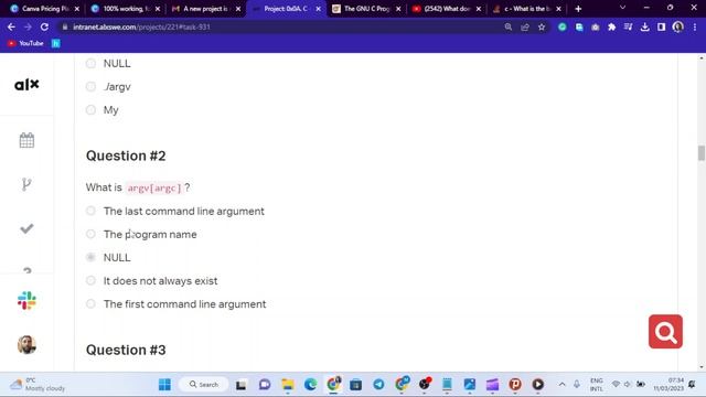 0x0A. C - argc, argv; ALX: Quiz questions смотреть онлайн