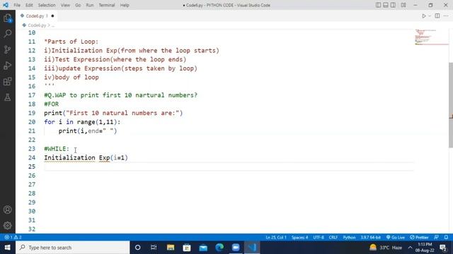 Lecture- #15 | WHAT IS WHILE LOOP IN PYTHON | Python Tutorials For Beginners смотреть онлайн