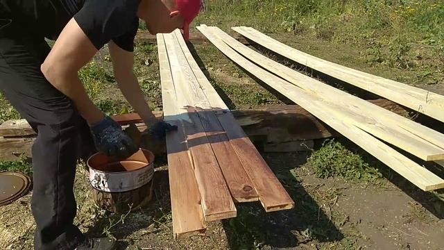 Горизонтальный ЗАБОР из доски (монтаж). смотреть онлайн