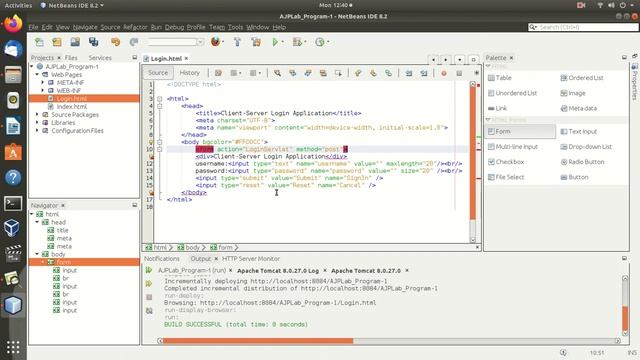 AJP Lab Program 1 and 3 - Dynamic HTML using Servlet and Get & Post Request Handling смотреть онлайн