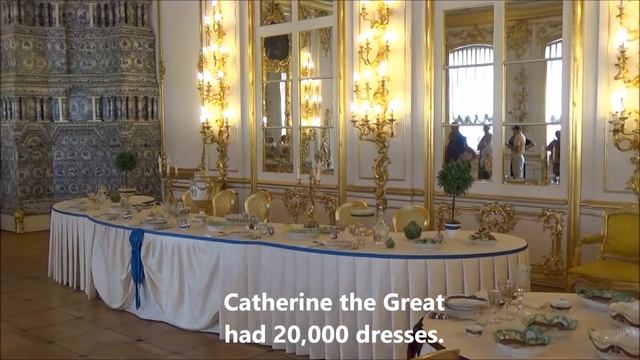 Catherine Palace Pushkin St Petersburg Russia Gorgeous Day! смотреть онлайн