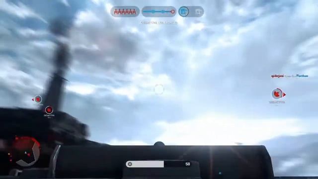 SWBF  Destruyo 3 Naves Rebeldes En 40 Segundos Con Turbolaser