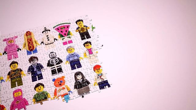Lego Minifigure Puzzle Speed Build - 1000 Pieces смотреть онлайн