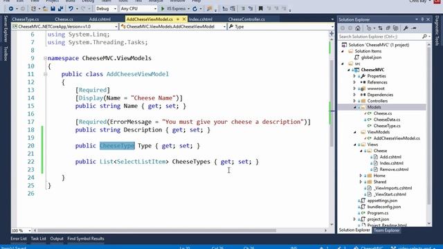 Intro to ASP.NET Core MVC: Enums, Selects, and ViewModels смотреть онлайн