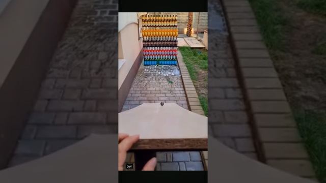 бью бутылки по лестнице, РЕЛАКС для Глаз, и ушей, приятный звук, антистресс смотреть онлайн