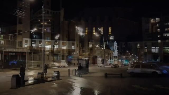 Огни большого города | Прогулка по вечернему Красноярску смотреть онлайн