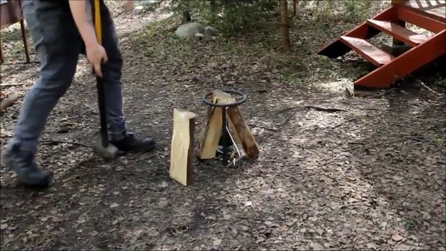 Безопасный колун дров. Дровокол. смотреть онлайн