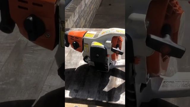 Starting Stihl BT45 смотреть онлайн