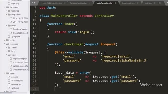 How to make Login System in Laravel смотреть онлайн